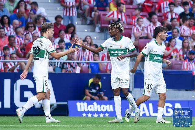 足球丨西甲：马德里竞技平埃尔切